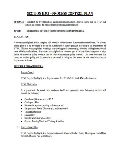 Image result for Process Control Plan FEMA