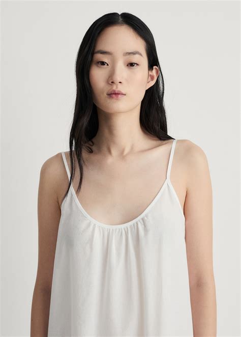 Cotton spaghetti-strap nightgown - Women | MANGO United Kingdom