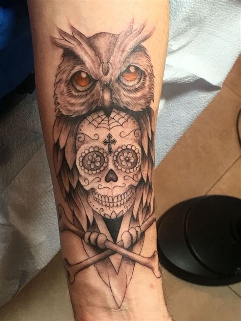 lion owl tattoo ideas