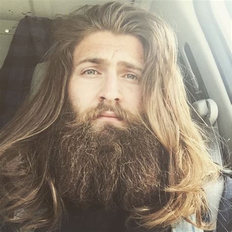 beards carefully curated | Floyd | Long hair beard, Beard styles, Long ...