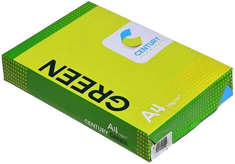 Flipkart.com | CENTURY Green Multi Work A4 Size Paper, 70 GSM (5) PLANE ...