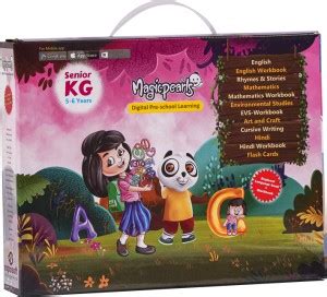 MAGIC PEARLS Digital Pre-School Learning Kit Books With Kannada (Senior ...