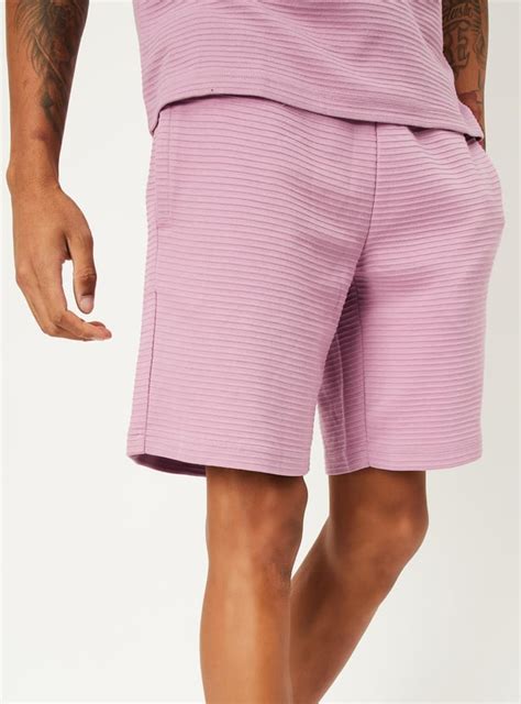 Buy Men Textured Lounge Shorts Online at just Rs. 499.0 - 1000013636441 ...