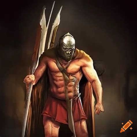 The demolisher character from the movie 300