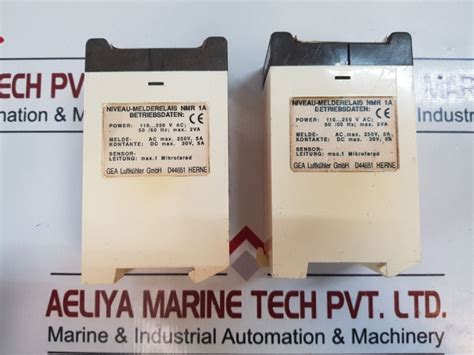 Gea Nmr 1A Level Signal Relay 110…250 Vac – Aeliya Marine