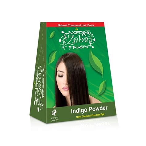 Buy Zeba Henna Powder for Hair, Natural Indigo Black colour, Mehandi ...