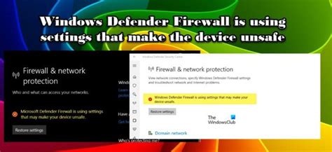 Image result for Microsoft Windows Firewall Is Using Setting That