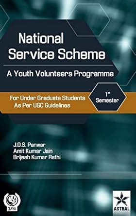 Buy National Service Scheme: A Youth Volunteers Programme for Under ...