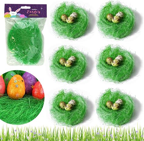 SRVertex 180g Easter Basket Grass - Fake Grass Perfect for Filling ...