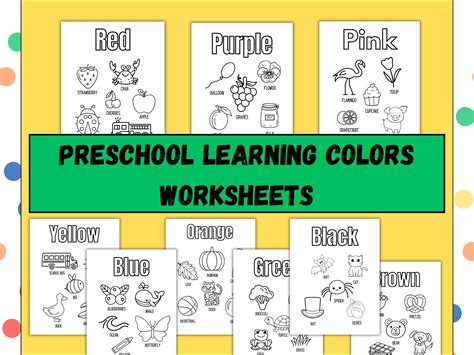 Image result for Learning Color Worksheets