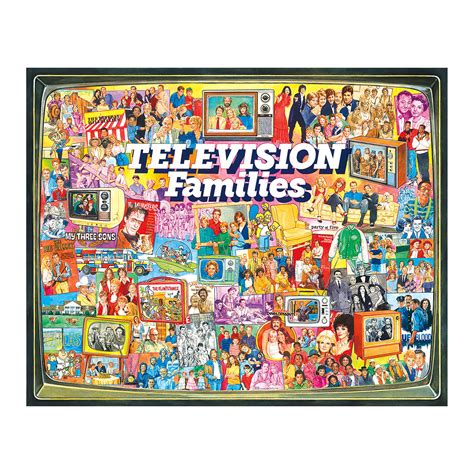 White Mountain Puzzles TV Families - 1000 Piece Jigsaw Puzzle - Walmart ...