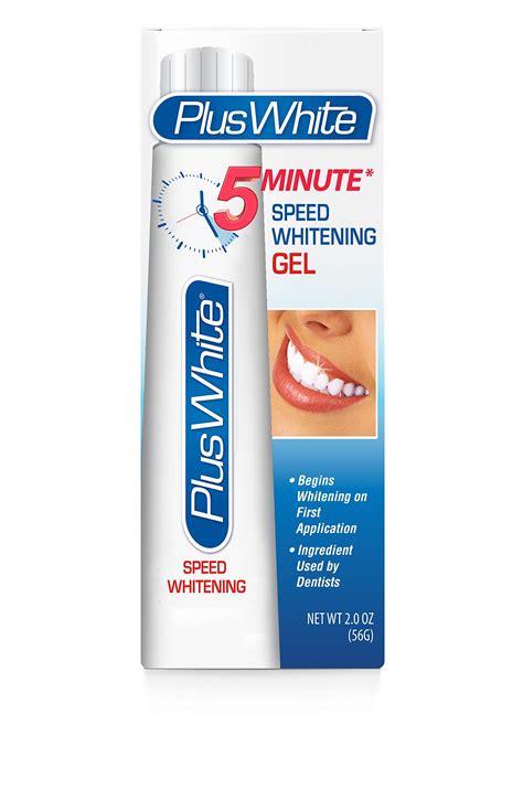 Plus White 5 Minute Speed Whitening Gel - Fast and Effective Teeth ...