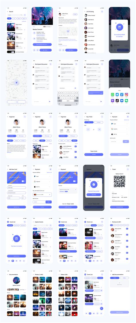Elevate Your Events with Acara - Stunning Figma UI Kit | Ui event ...