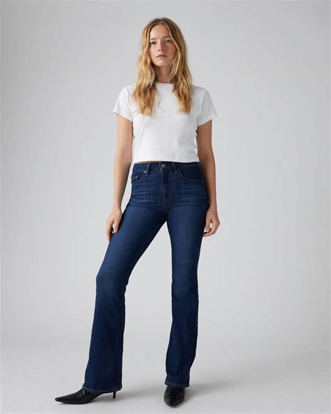 726™ High Rise Flare Jeans - Blue | Levi's® GB