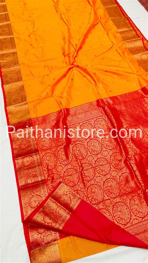 Semi Silk kanjivaram Saree | Paithanistore | Buy Online | Paithanistore