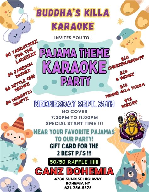Pajama Karaoke Night, Canz, Bohemia, 24 September 2025 | AllEvents