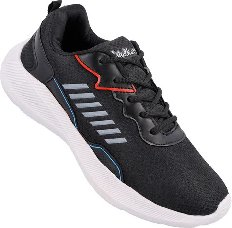 Buy WALKAROO Gents Black Sports Shoe (WS3051) 10 UK at Amazon.in
