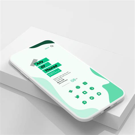 Pastel Green | Nova Launcher Android Homescreen Setup No.310