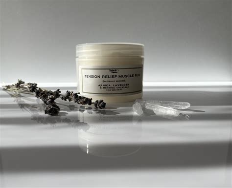 Tension Relief Rub with Lavender and Spanish Mint - Super Strength ...