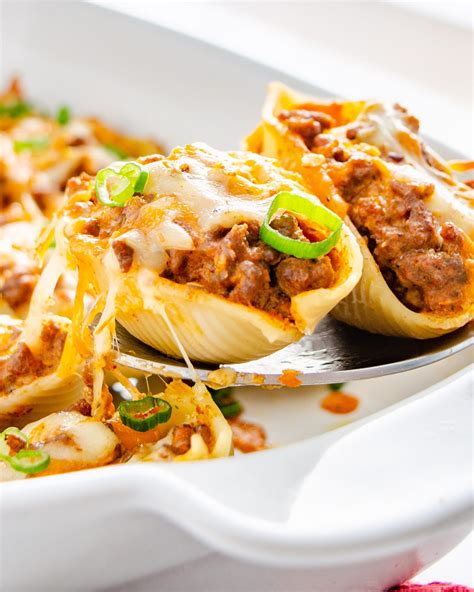 Taco Stuffed Shells - Sweet Pea's Kitchen