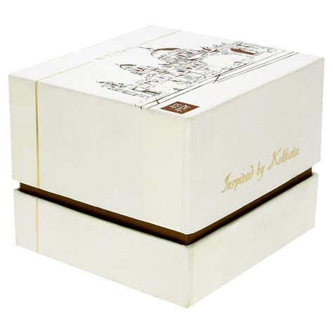 Buy Online Titan Forever Kolkata Mother of Pearl Dial Analog Leather ...