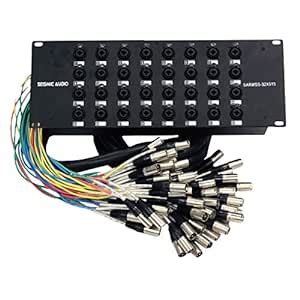 Seismic Audio SARMSS-32x515 Rack Mount 32 Channel XLR TRS Combo ...