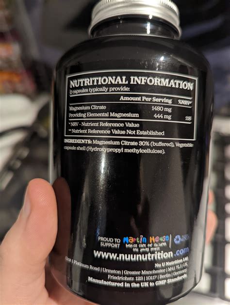 Magnesium Citrate Side Effect : r/magnesium