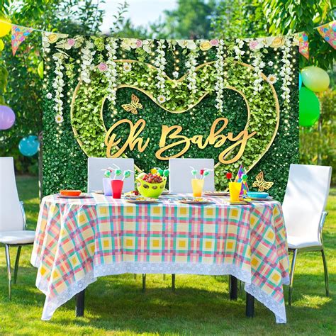 Buy Baby Shower Backdrop, Oh Baby Baby Shower Decorations for Girls ...