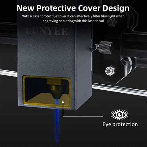 Buy LUNYEE 130W Laser Engraver Cutting Module True 20W 24V Optical ...