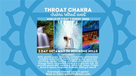 Throat Chakra 3 Day Retreat in Hocking Hills, Hocking Hills State Park ...