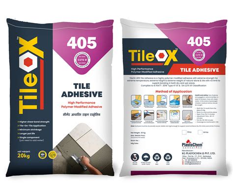Tile Adhesive by TileOx for Tile/Stone Installations