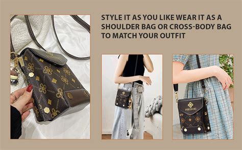 PALAY® Women Small Cross-Body Phone Bag Stylish PU Leather Mobile Cell ...