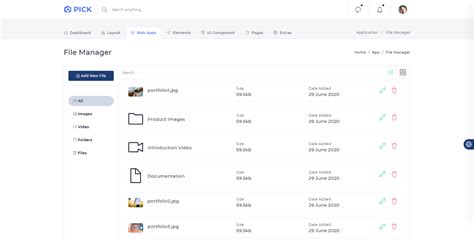 Pick - Clean & Minimal Bootstrap Admin Dashboard Template