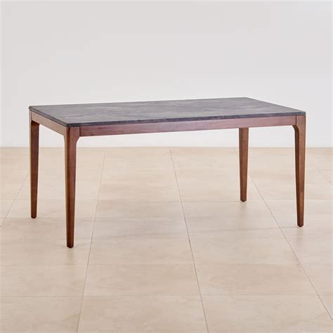 Buy (Refurbished) Naverre 6-Seater Dining Table - Walnut from Home ...