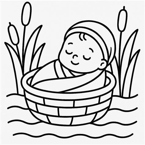 Baby Moses Mother's Day Card Craft (3 Options) - Tips of Wisdom