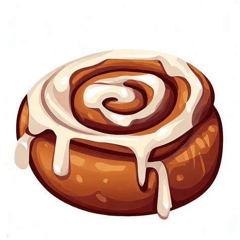 Cinnamon Roll Clipart Photo - ClipartWorld
