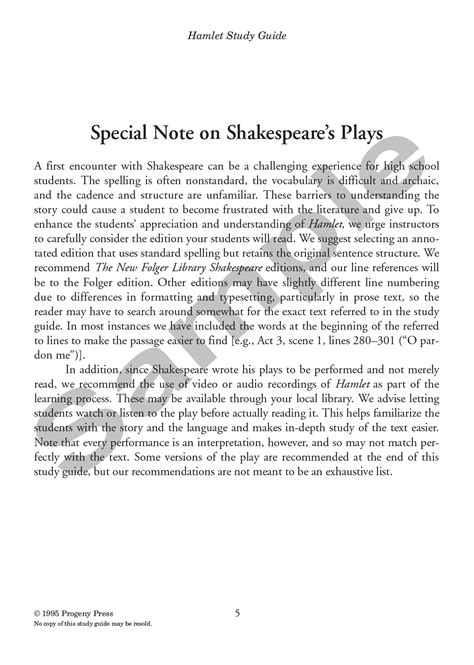 Hamlet Study Guide 的图像结果
