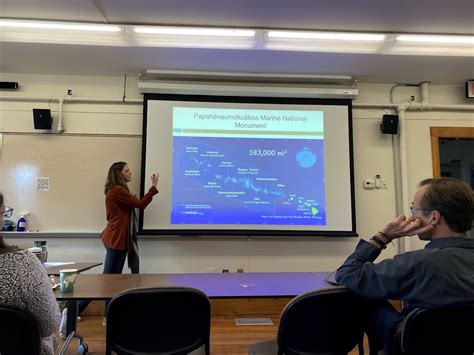 IBES Lecturer Leslie Acton gives lunchtime seminar on marine research ...