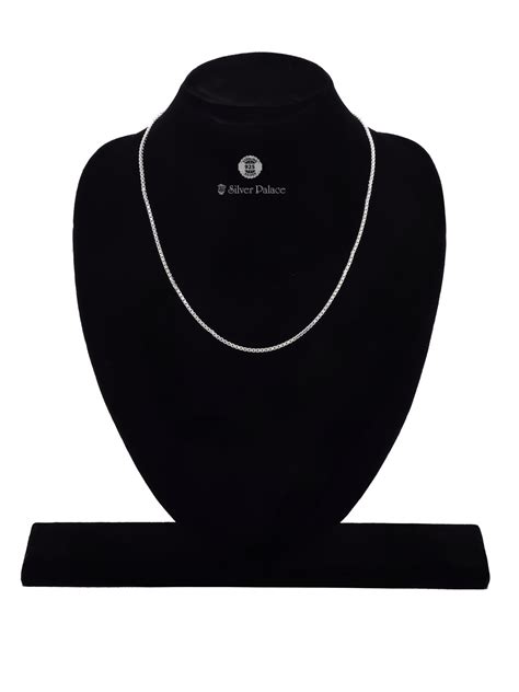 925 Sterling Silver Box Hanging Chain For Mens For Aara Collection ...