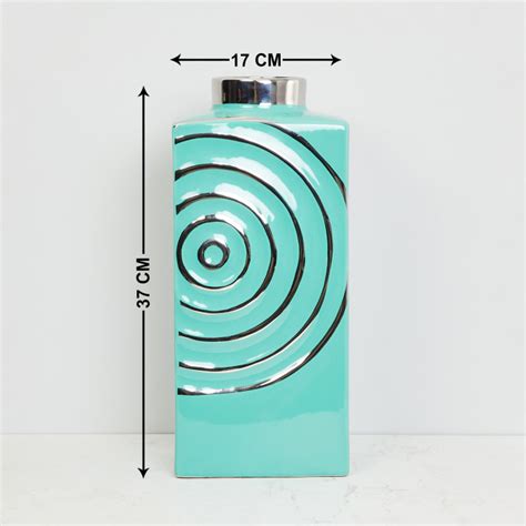 Buy Splendid Circle Embossed Vase from Home Centre at just INR 1599.0