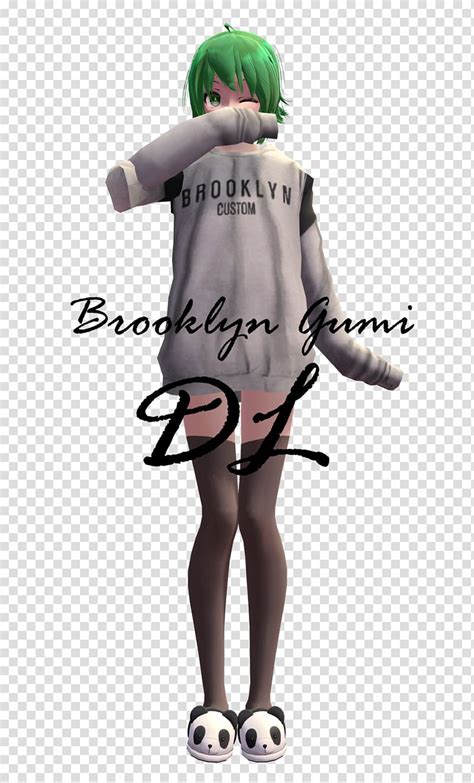 Megpoid MikuMikuDance Model Hatsune Miku, model transparent background ...