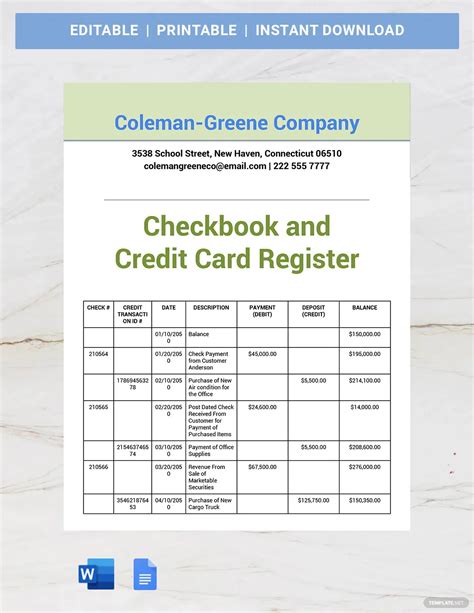 Checkbook Register Definition Simple at Michael Berryhill blog