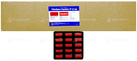 Nicardia 10 Capsule 15 - Uses, Side Effects, Dosage, Price | Truemeds