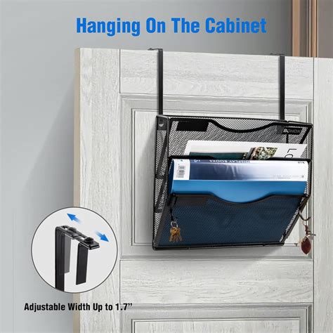 Buy BOHDK Wall File Organizer, 3 Tire Hanging File Folder Organizer ...
