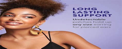 Buy INSIME Premium Earlobe support patches for heavy earrings (30 Pcs ...