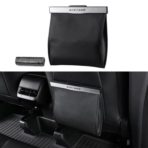 Snapklik.com : BASENOR 2026 Upgraded Tesla Model Y/3/S/X Cybertruck Trash Can