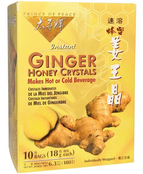 Ginger Honey Crystals by Prince of Peace: Ginger Honey Crystals 10 bags