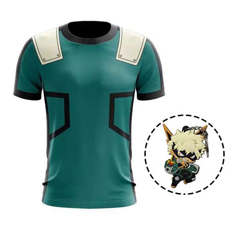 Buy ZeroGoo Unisex Bnha Mha My Hero Academia Deku UA Gymnastics Uniform ...