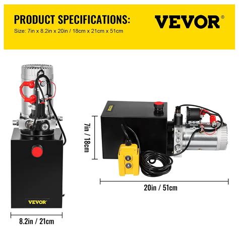 Mophorn Hydraulic Power Unit 6 Quart Hydraulic Pump Single India | Ubuy