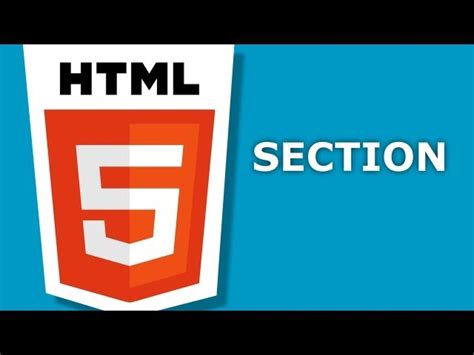 Section Tag in HTML 的图像结果